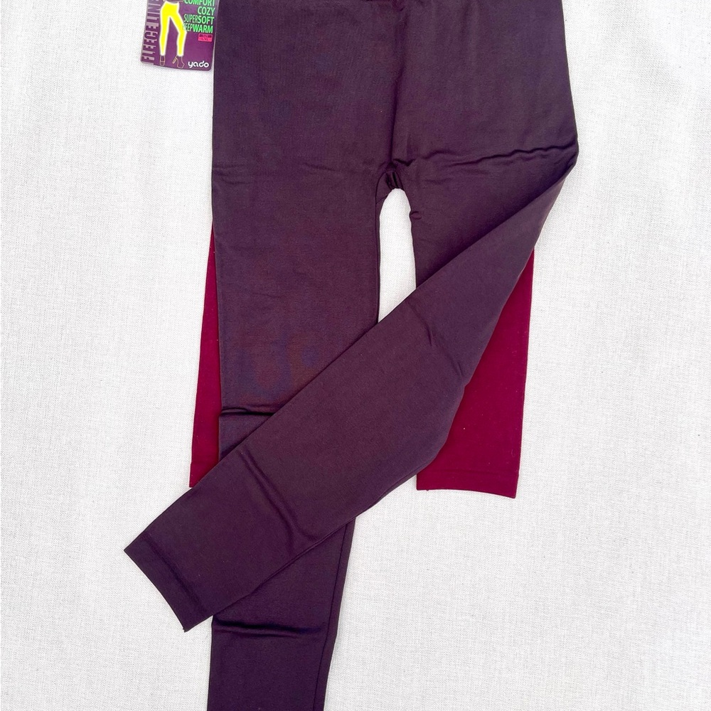 Women's Brown fleece lined leggings